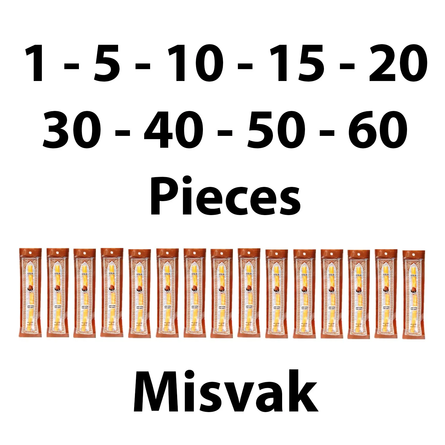 

Set of 1 5 10 20 30 40 60 Pieces Miswak Sewak Chew Stick Natural Tootbrush Misvak Miswaak Teeth Cleaner Free Shipping