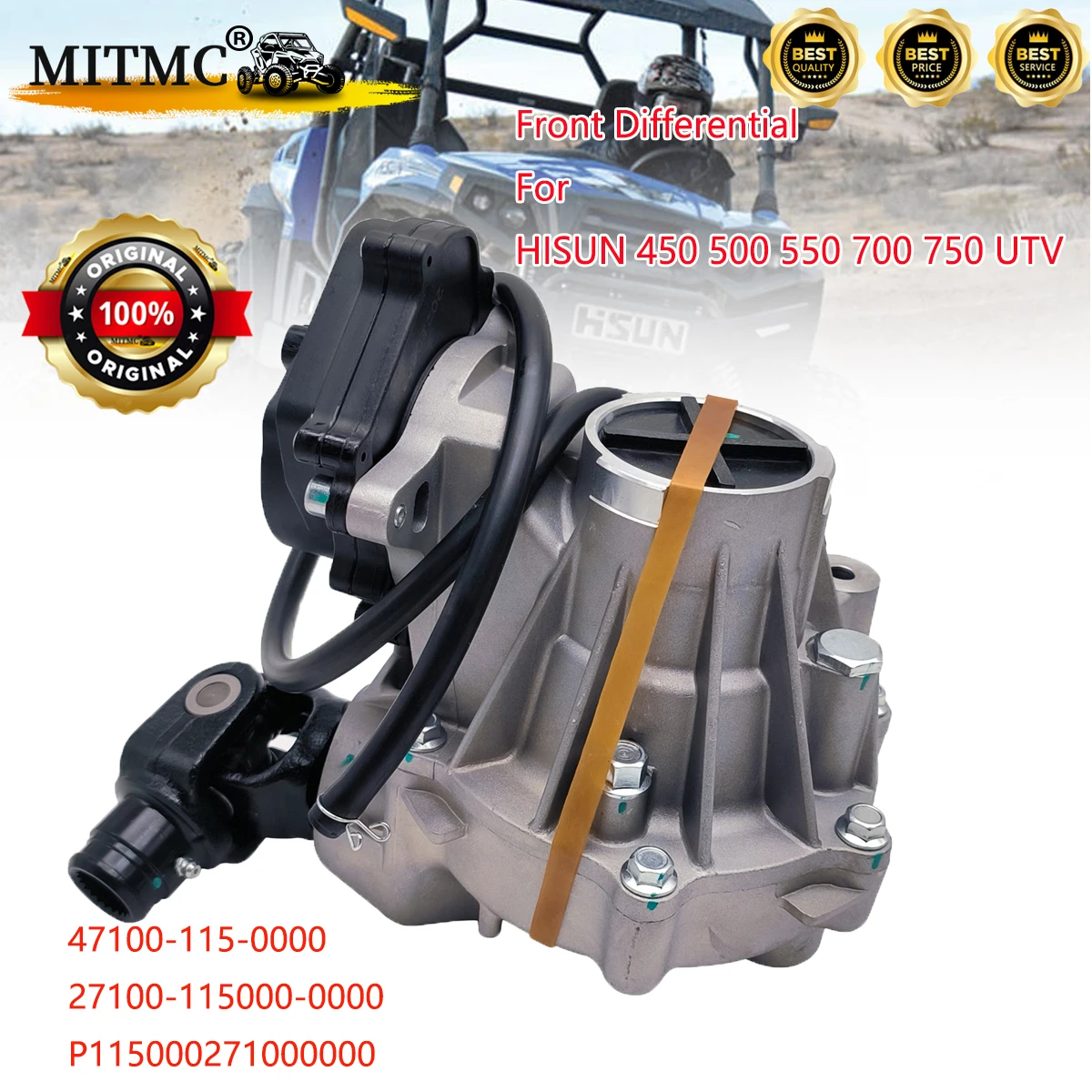 

Front Differential Assy For Hisun 450 500 550 700 750 UTV Parts Code 47100-115-0000 27100-115000-0000 P115000271000000