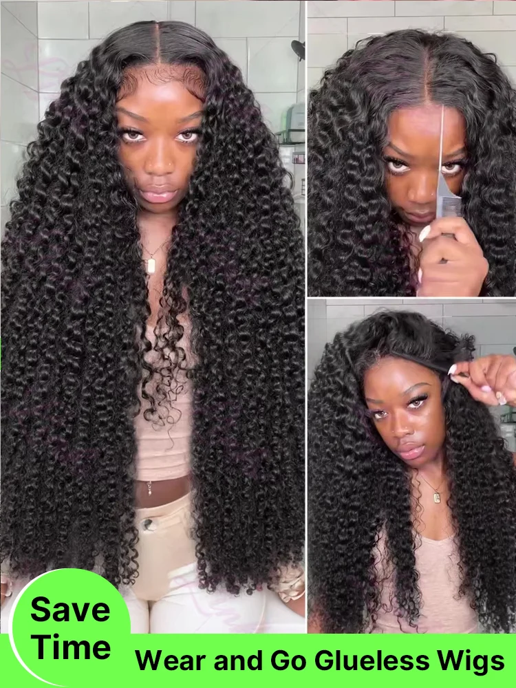 Fotografia 8: Perucas Cacheadas Birmanesas 30-40 Polegadas Pré-Cortadas Sem Cola, Perucas Humanas Pré-Prontas para Uso, Peruca Frontal com Ondas Soltas Profundas, Super Dupla Camada, Peruca Sem Cola Pronta para Usar, Peruca HD Lace 13x6, Peruca de Cabelo Humano Feminina, Entrega em 3 Dias, Peruca Afro Natural 250% CEXXY