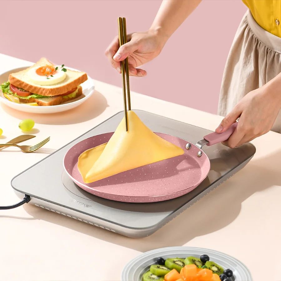 Pink Non-stick Frying Pan Set 2