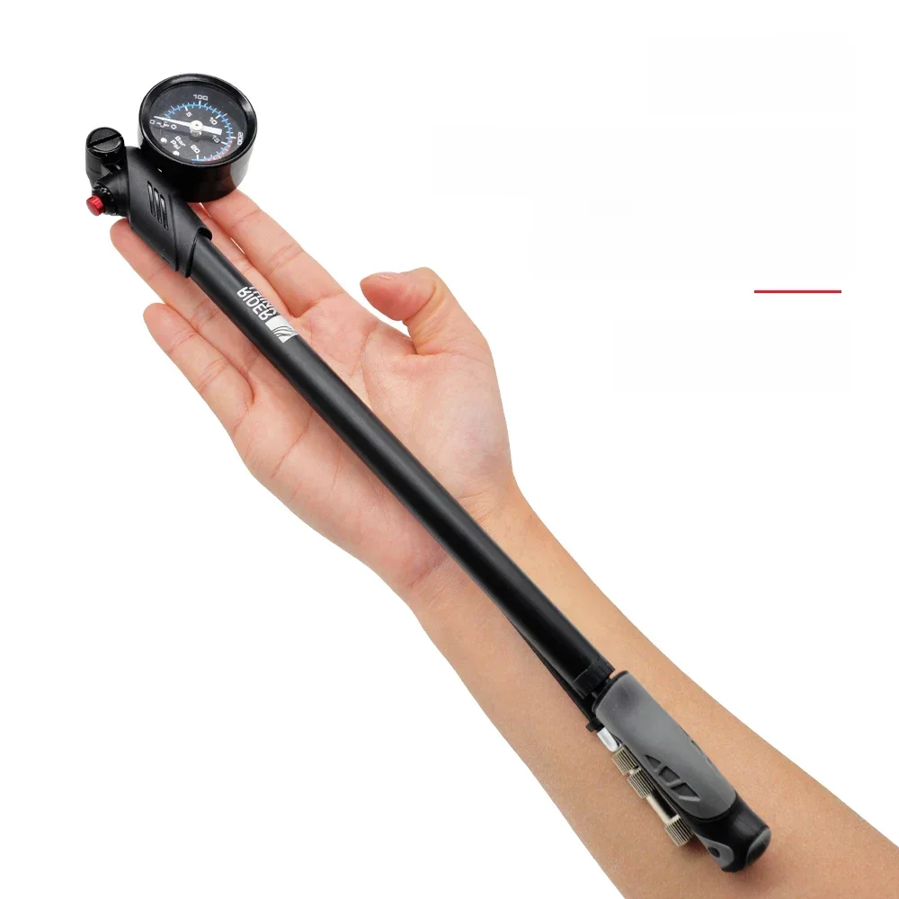 AliExpress Other ThinkRider Portable High-pressure 300psi Bike Air Pump with Gauge for Fork & Rear Suspension Shock Absorber Mountain Bicycle