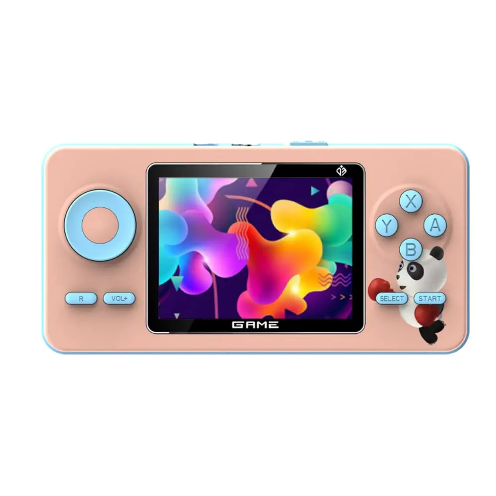 1 Pc Game boy, FC handheld game console, 520 games,with game controller, supporting two player game (gray)