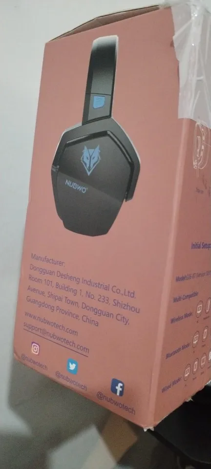 NUBWO G06 2.4G Dual Wireless Gaming Headset 5ms Low Latency 7.1 Surround ENC Mic For PC PS4 PS5 Gaming Bluetooth Headphones photo review