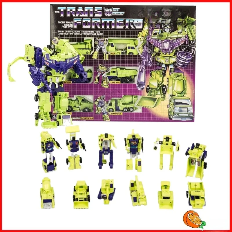 Auf Lager Transformers Spielzeug US-Version G1 84-86 KO Devastator Anzugmodell Roboter Sammlerfigur Spielzeug Geschenk Hobby