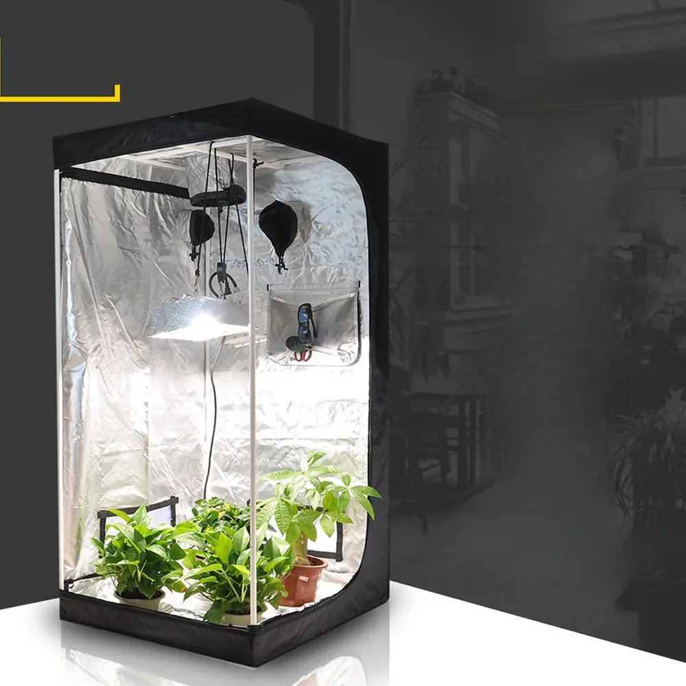 50x50x100 Led Tente De Culture 60x60x140 Boîte 80x80x160 Tente 100x100x200 Conduit Grandir Tente 120x120x200 Plante Mené La Tente Pour La Culture En Intérieur