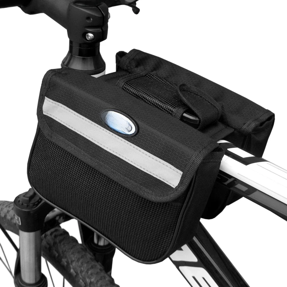 AliExpress UK Lixada Cycling Bike Top Tube Bag Mountain Bicycle Front Frame Double Pannier Bag Pack Mountain Bike