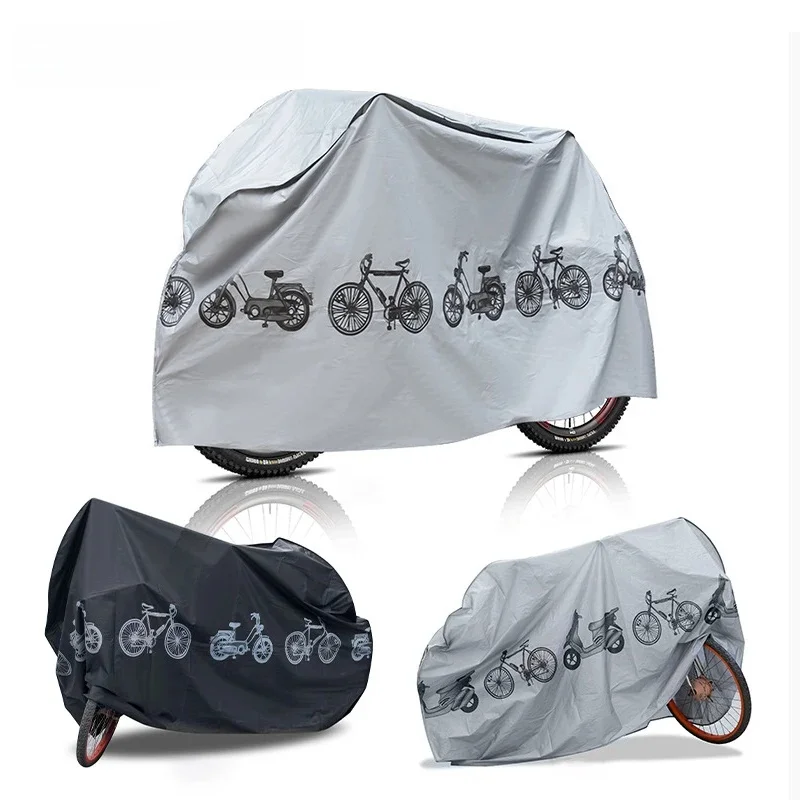 AliExpress NONE 1Pc Bicycle cover, electric vehicle cover, motorcycle rain cover, dust cover, sun shading Electric Vehicles Bikes Accessories