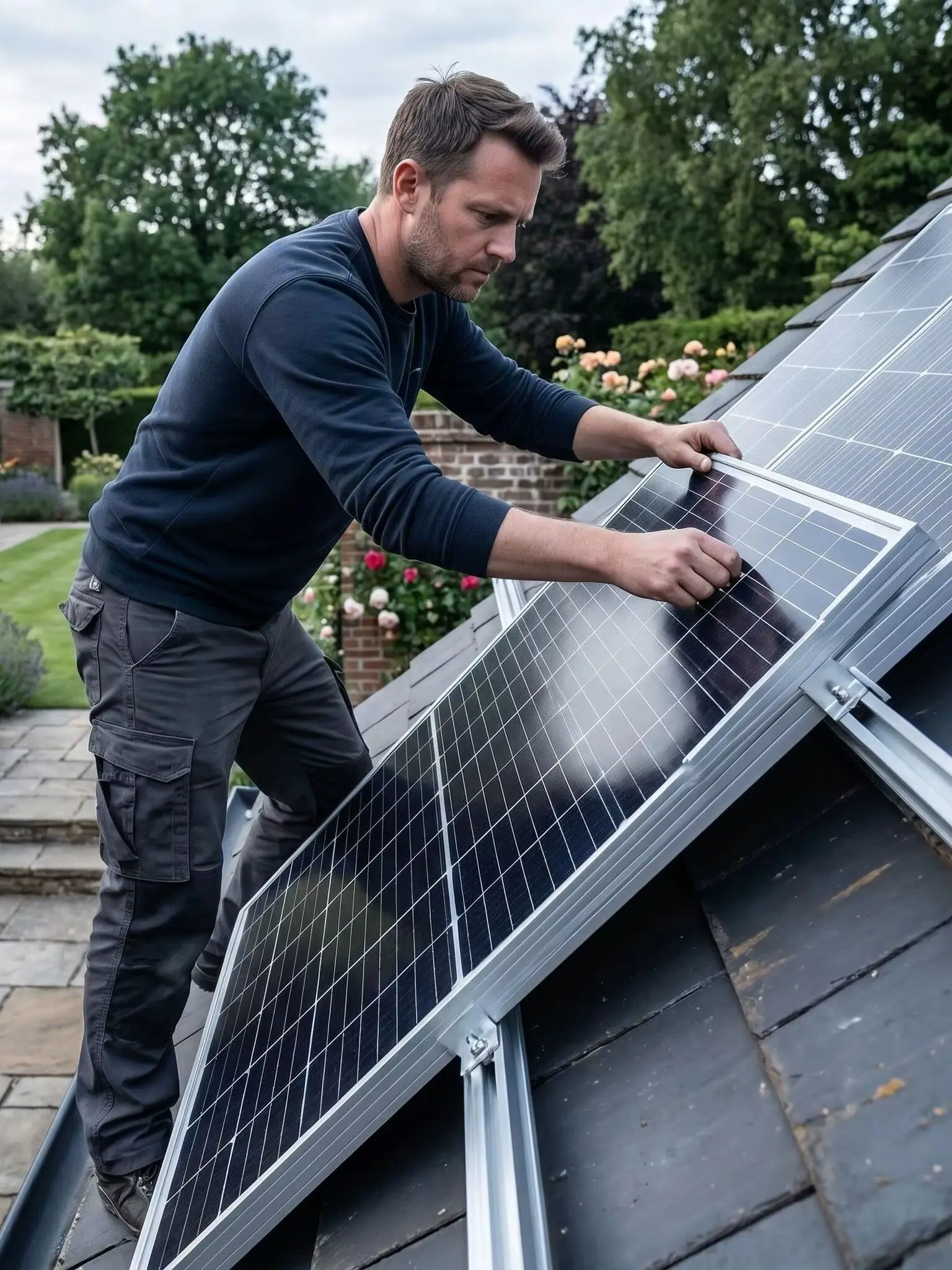 100W starres monokristallines Solarpanel 200W (2 Stück à 100W) 18V hocheffizientes PV-Modul wasserdichtes 12V-Batterieladegerät für Wohnmobile, Boote, Camping, Off-Grid-Outdoor