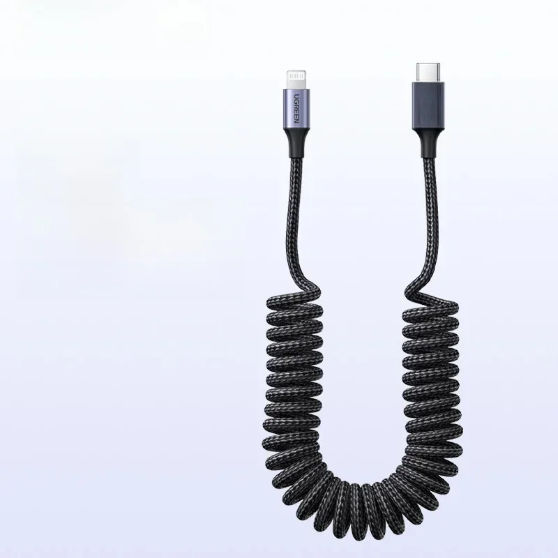 UGREEN MFi kabel USB typu C do błyskawicy do Apple iPhone 14 13 12 kabel USB do samochodu ipad szybkie ładowanie danych 1.2m pleciony — zdjęcie produktu 7