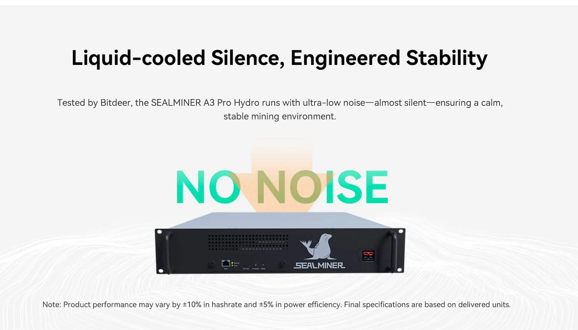 

Bitdeer Sealminer A3 Pro Hydro 660T 2U Hydro Server — Высокоэффективный гидромайнер для Bitcoin (Sealminer A3 Pro Hyd)