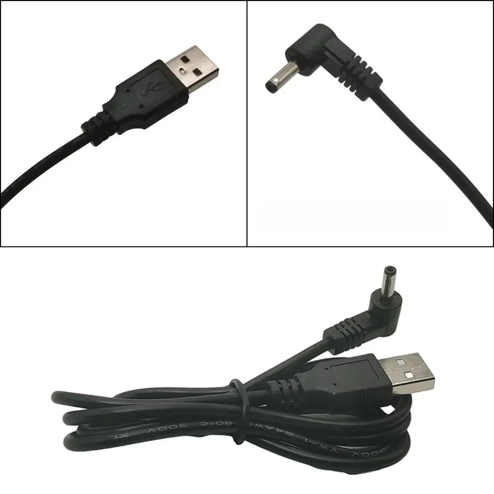 Adapter USB na wtyk DC 3.5*1.35 Typ A męski, kabel konwerter zasilania 90 stopni, wtyk męski 3.5mm X 1.35mm — zdjęcie produktu 6