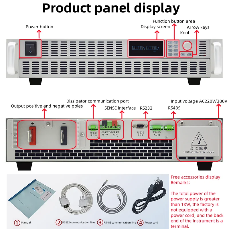 laboratory 30V 60V 100V 150V 300V 600V 6A 12A 24A 36A 60A 120A switch DC power supply