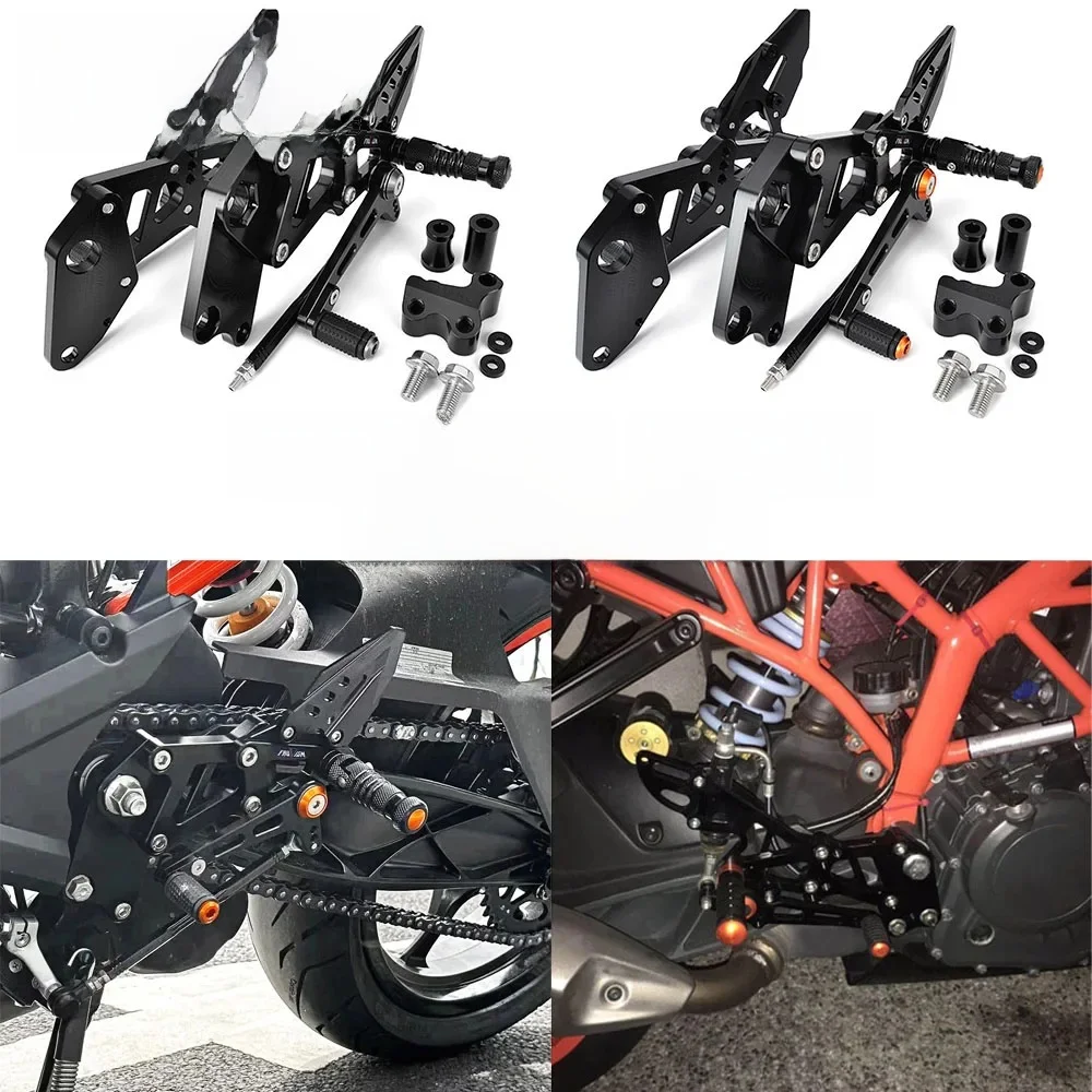 RC390 2023 Regulowany aluminiowy zestaw tylny do motocykli K-TM RC 390 RC-390 2024 2022 2021 2020 2019 2018 2017 2016 2015 2014 — zdjęcie 2
