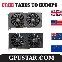 USED MLLSE  RX 5700 XT 8GB Placa De Video Graphics Card GDDR6 256-bit 7nm game Video Card rtx 5700 xt 8gb Support Desktop CPU