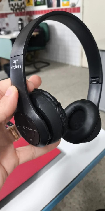 Fone De Ouvido Bluetooth P47 Wireless 5.0 Headphone Micro Sd photo review