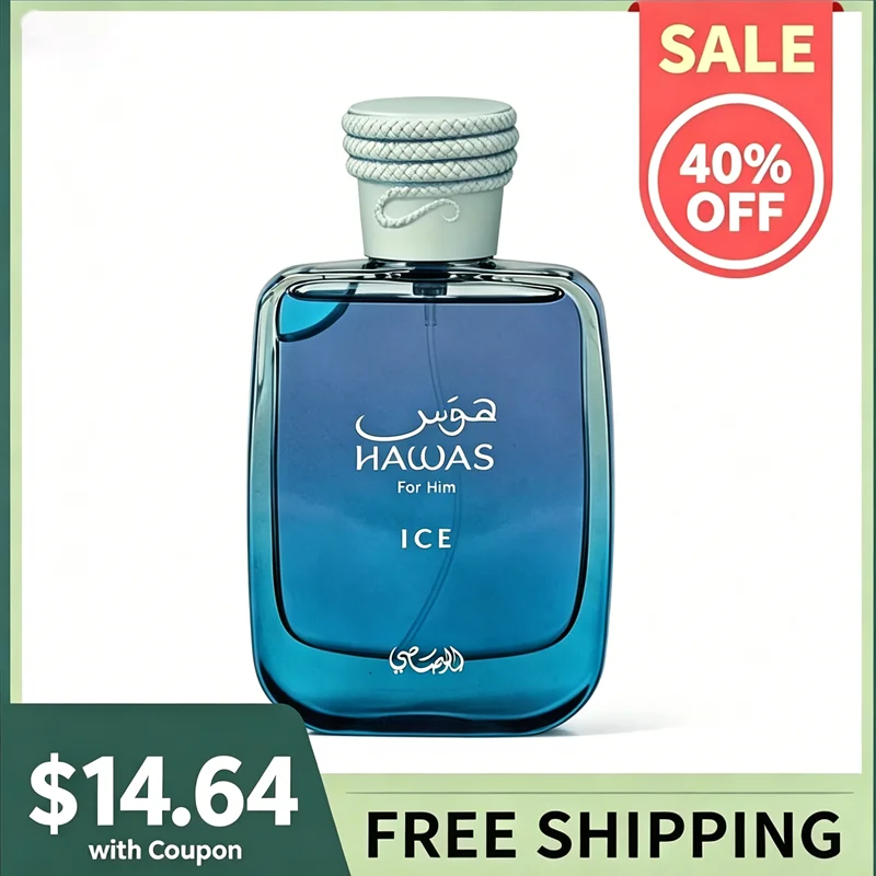 Original Hawas Ice Men Perfume EDP 100ml Sexy Lady Attract Long Lasting Arabic Scent Pheromones Cologne Aromatic Spray