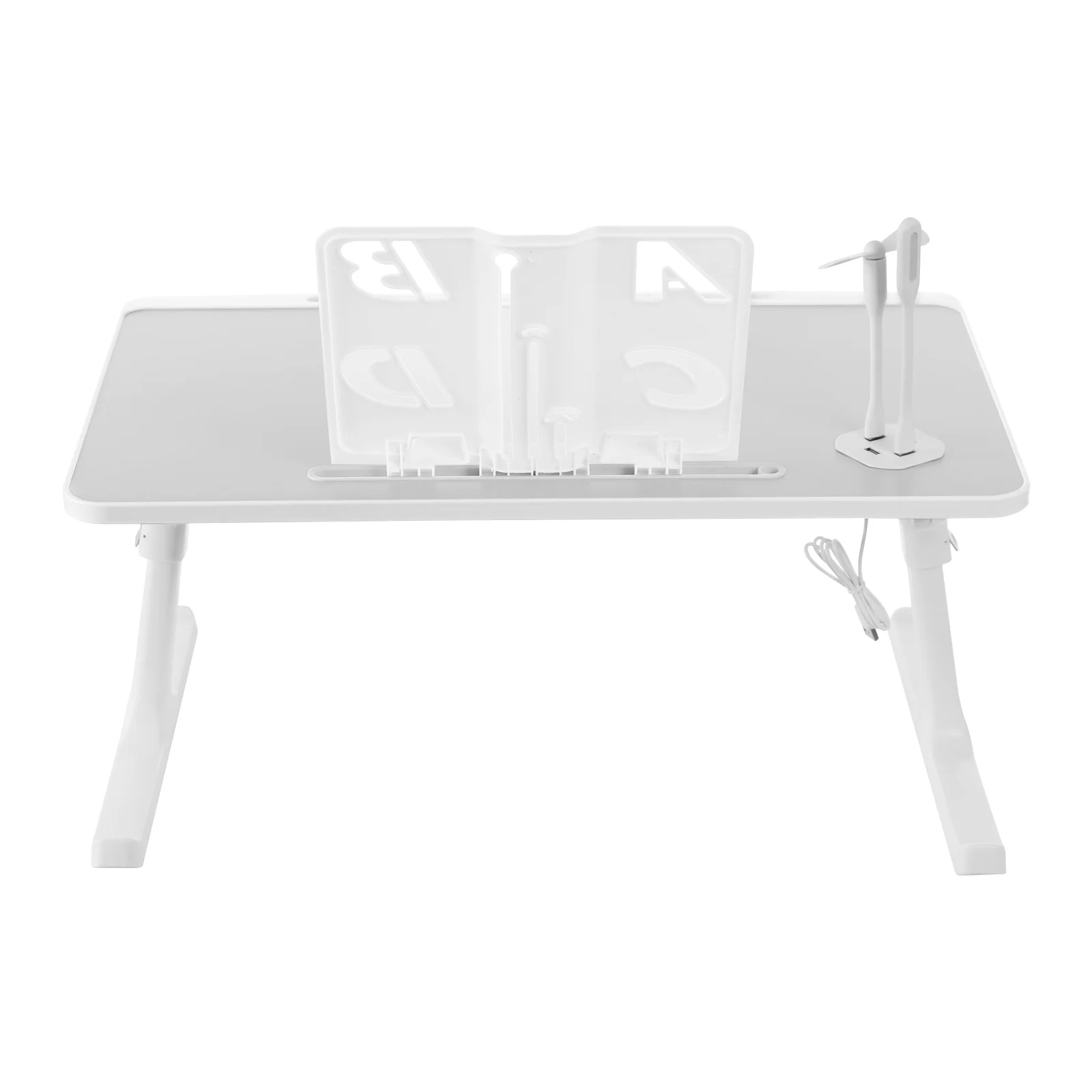 Grey Bed Laptop Table, Multi-purpose Lapdesk, Folable Bed Laptop Table Flexible Adjustment For Dormitories, Bedrooms, Beds