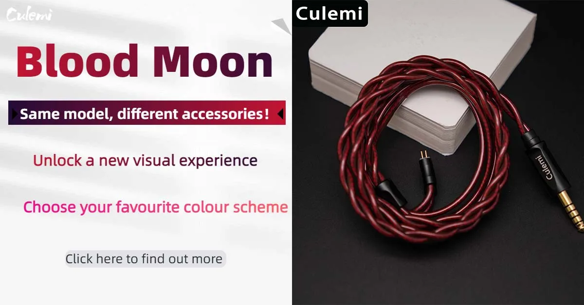 Culemi-02 Upgrade-Kabel, kompatibel mit Truthear ZERO:RED HIFIMAN DaVinci MMCX/0,78 mm 2-polig/QDC/Dual 3,5 mm, 3,5/4,4 mm symmetrisch – Detail 1
