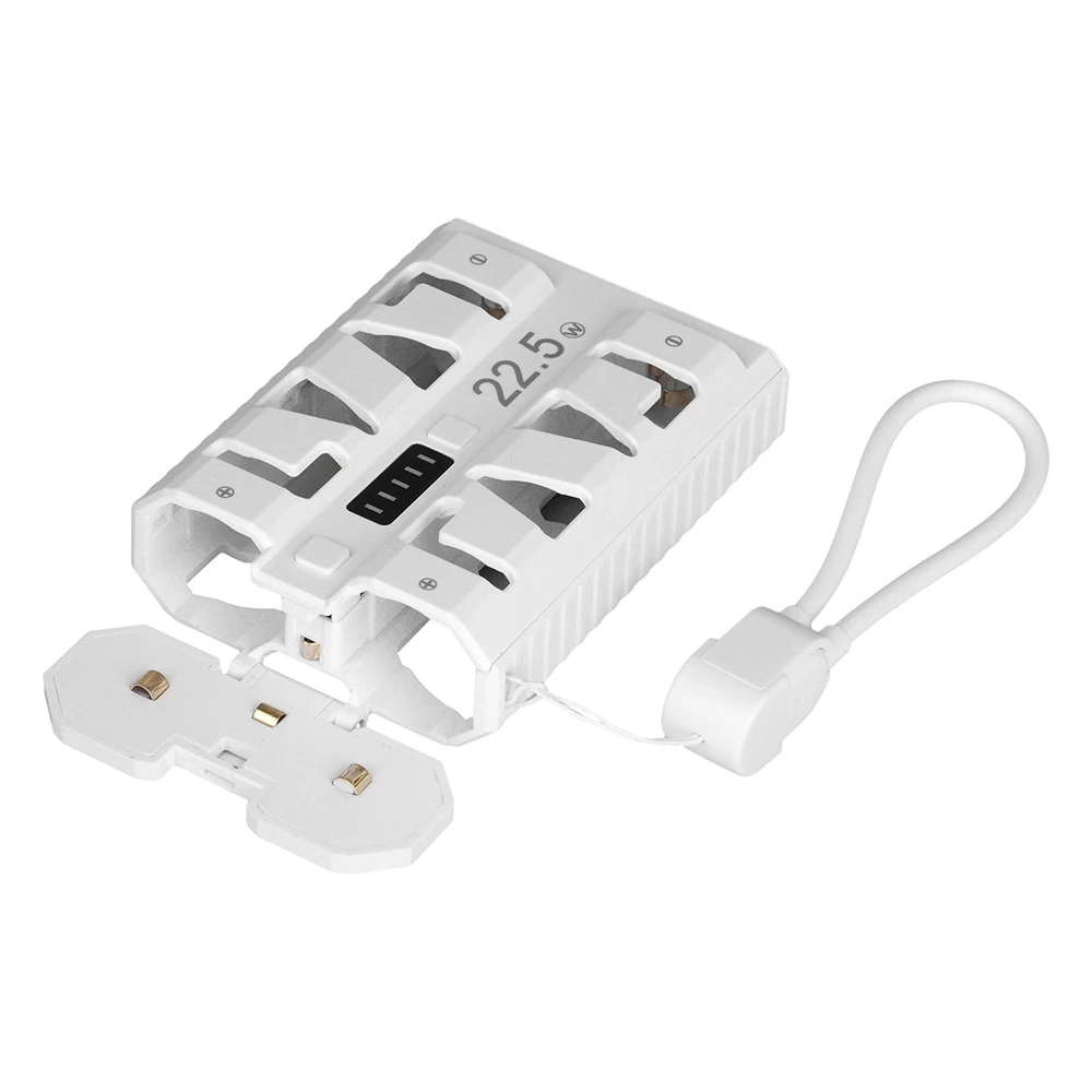2*21700 DIY Power Bank Case 22.5W Powerbank Case Dual Mode Fast Charging 21700 Battery Storage Shell Welding Free Battery Holde