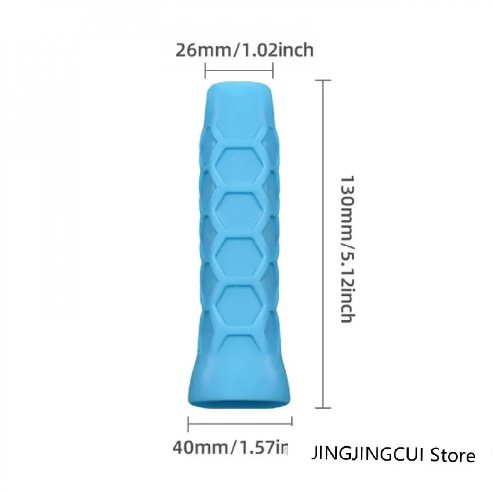 Reusable Silicone Racket Grip Sleeve For Tennis Rackets, Shock-absorbing Sleeve, And Anti-slip Silicone Grip. image 6