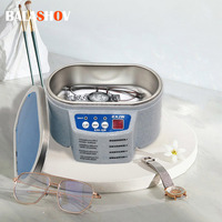 30/50W Ultrasonic Cleaner Sonicator Bath 40Khz Degas for Watches Contact Lens Glasses Denture Teeth Electric Bath for Jewelry EU