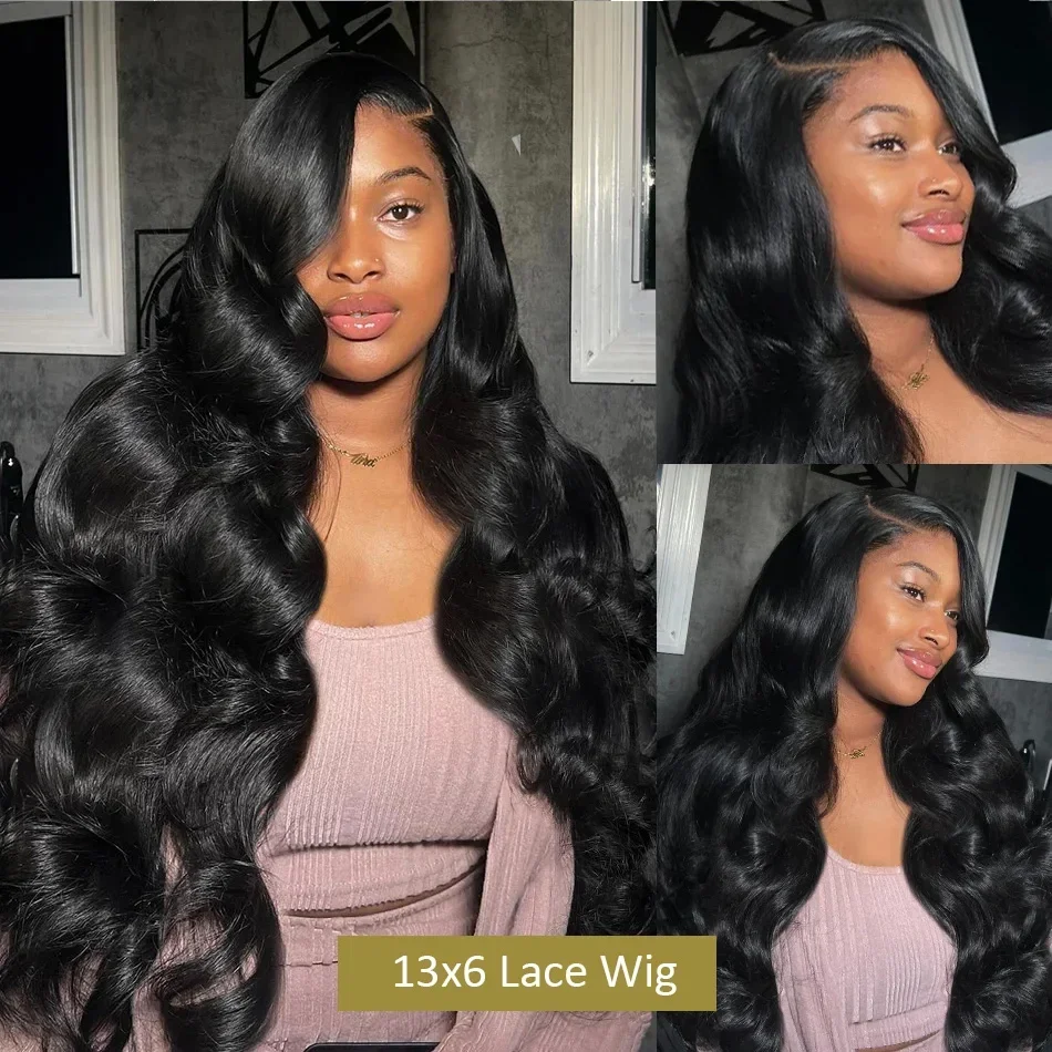 

30 inch Body Wave 13x6 Hd Lace Front Wigs 13x4 Lace Frontal Wig Body Wavy Wig 100% Human Hair Wig Brazilian Remy Hair Curly Wigs