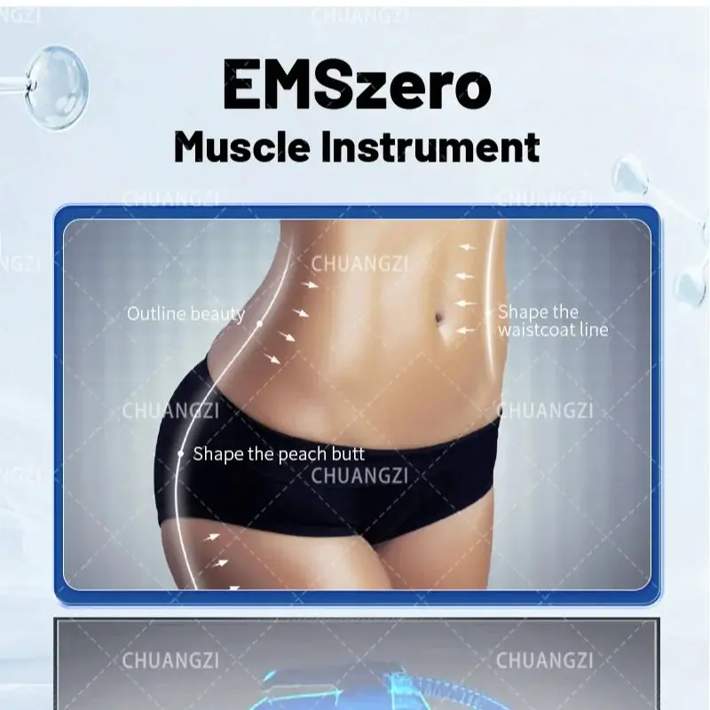 

EMSzero Body Slimming Machine Muscle Improvement Stimulation Fat Burning Distance Control Carving Weight Loss Machine