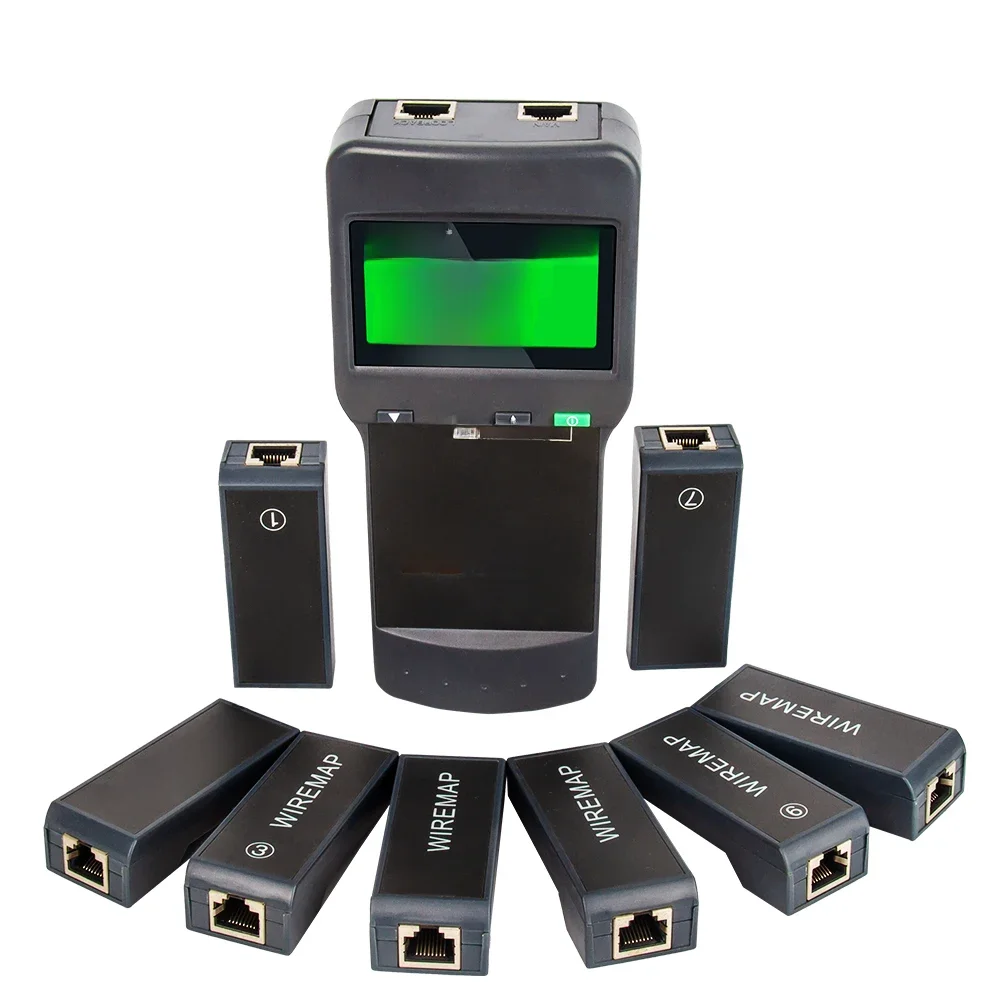 NOYAFA nowy tester kabli sieciowych NF-8108M profesjonalny tester rj45 zmierz długość kabla wielofunkcyjne narzędzia sieciowe poe — zdjęcie produktu 7