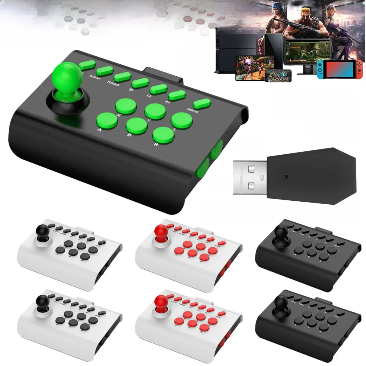 Ired – manette de jeu pour console, pour nintendo, 4/3, 2.4