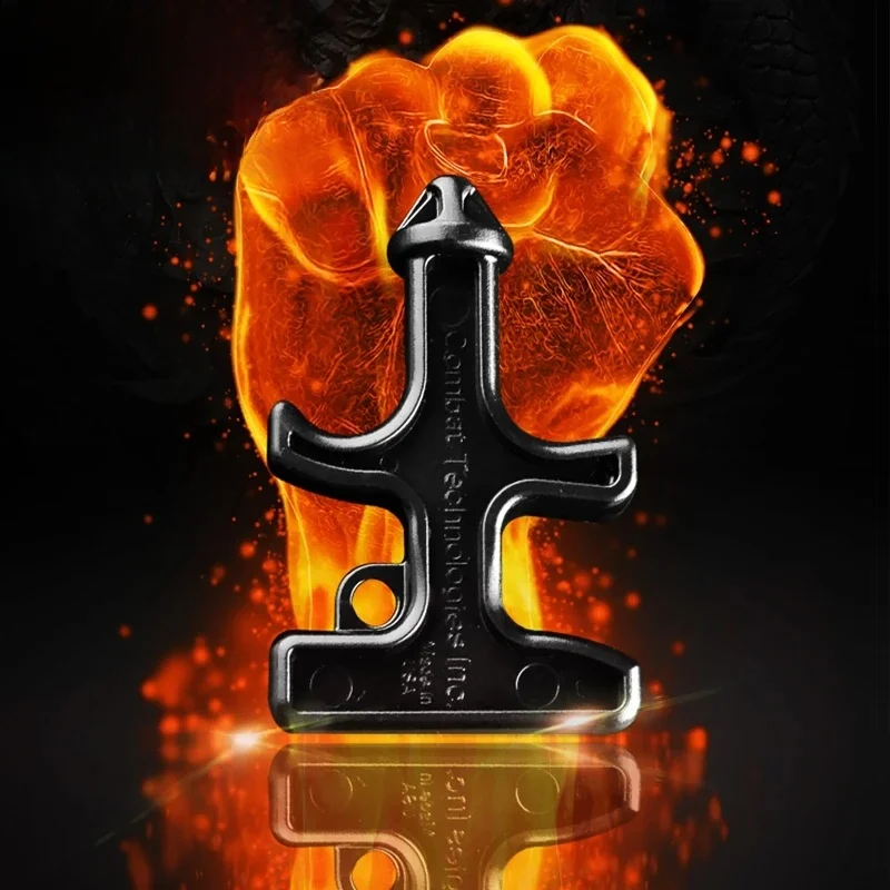 Porte-clés Stinger d'autodéfense en plastique et acier, outils de protection de sécurité personnelle, brise-vitre d'urgence, fournitures de survie en nylon