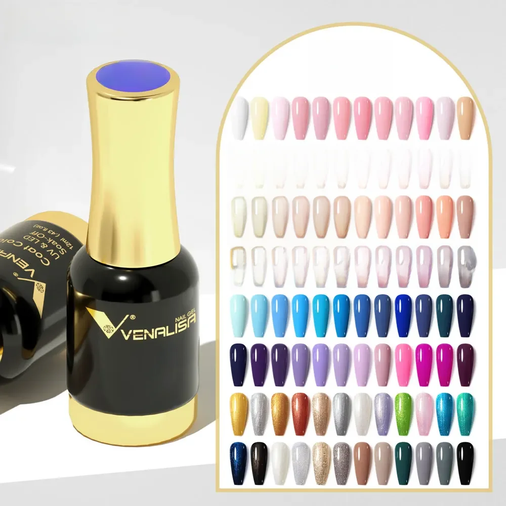 Venalisa-esmalte gel UV, glitter, pérola, diamantes, molho, platina, rosa, cristal, para nail art,