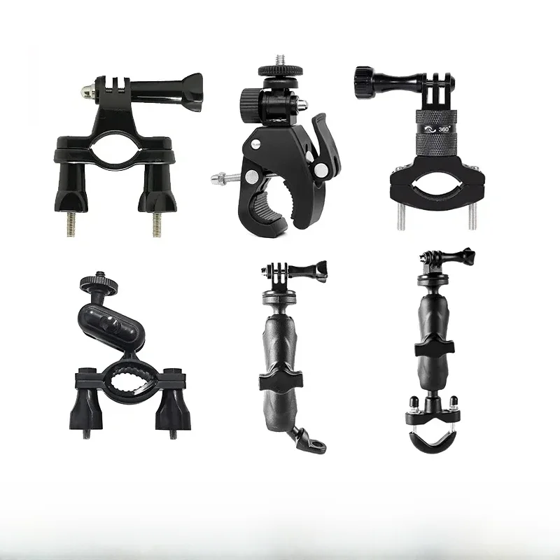 AliExpress EXSKOF 360° Motorcycle Bike Camera Holder Handlebar Mount Bracket 1/4 Metal Stand for GoPro Hero 12 11 10 9 8 7 6 5 DJI Action Cameras