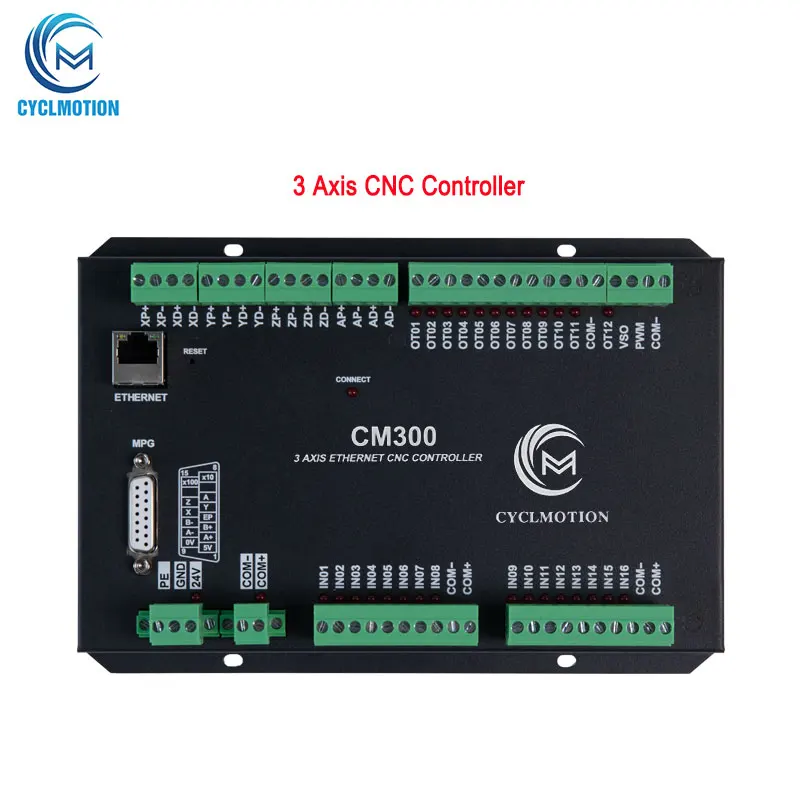 cyclmotion CM300 3 axis input G code  CNC controller