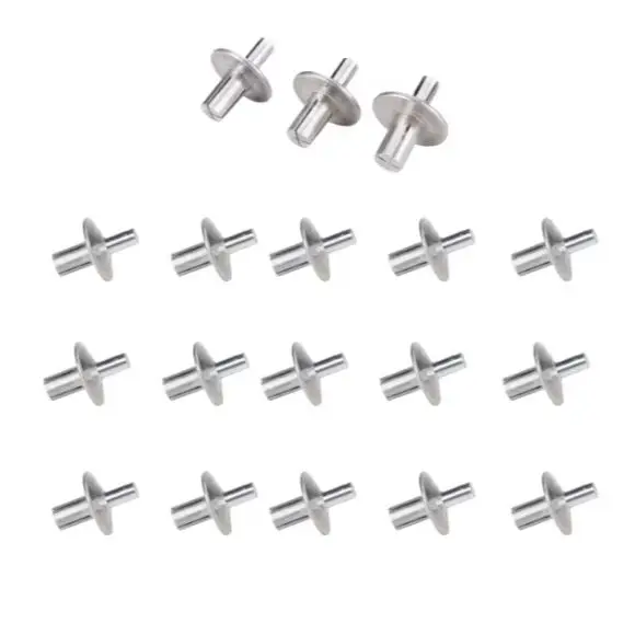 120 Stück runde Aluminium kern nieten-hammer getriebene Expansions nieten mit halbrundem Kopf für die Aufprall installation