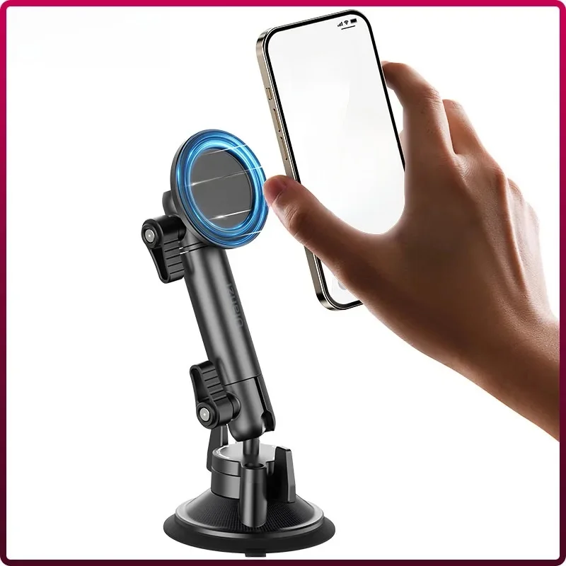 Ulanzi ZJ06 Uchwyt na telefon z przyssawką 360 °   Głowica kulowa do smartfona MagSafe Video Vlog Fotografia na żywo — zdjęcie produktu 7