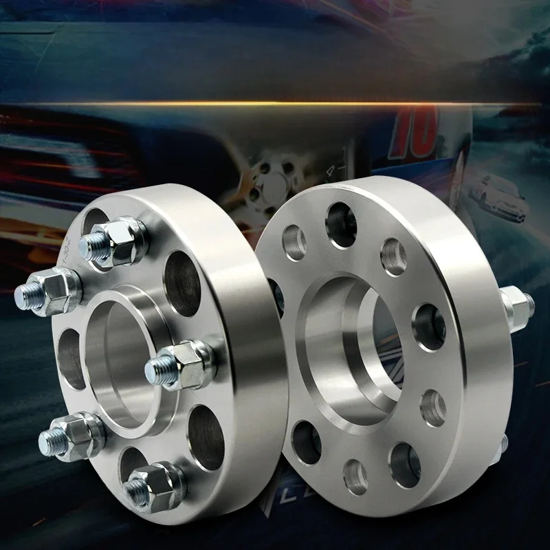 2 stuks 15/20/25/30mm PCD 5x120 CB 67.1/66.9mm Wiel Spacer Adapter 5 Lug Pak Voor Chevrolet Camaro Buick Universele Auto M14xP1.5 - afbeelding 2