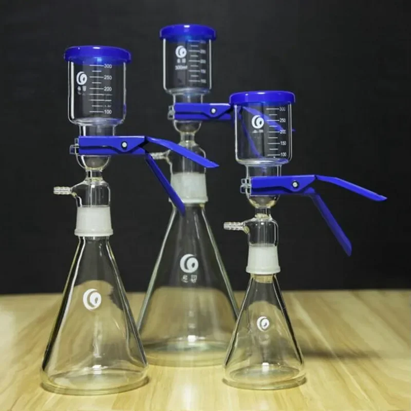 1 zestaw 250/500/1000/2000/5000ml szkło zasysanie próżniowe urządzenie filtrujące piasek rdzeń zestaw filtracyjny filtr rozpuszczalnikowy urządzenie filtracyjne — zdjęcie 2