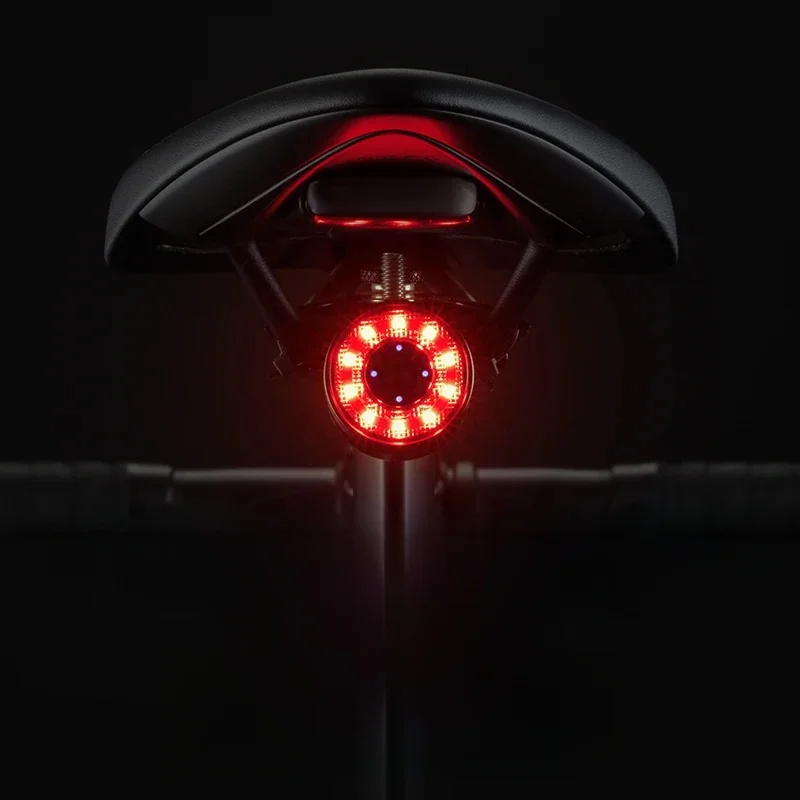 AliExpress ROCKBROS Bicycle Tail Light Smart Brake Sensing Rear Bike Light Aluminum Waterproof Type-C MTB Road Warning Cycling Taillight