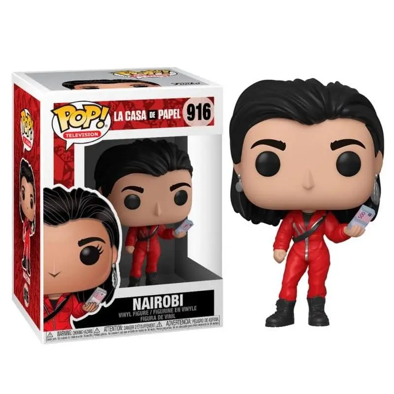 Funko Pop! Money Heist - Nairobi, 44197, 916, original, toys, boys, girls, gifts, collector, figures, dolls, shop, with box, new, man, woman, official license