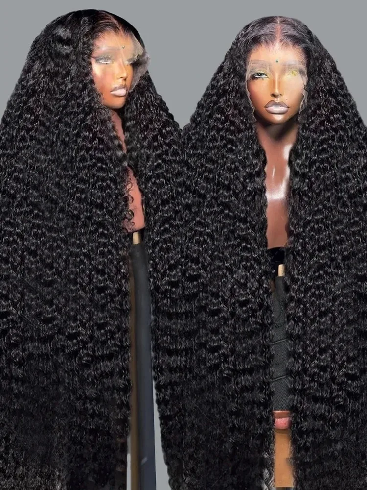 

200 Density Deep Wave Frontal Wig 13x6 HD Lace Frontal Wigs For Women Brazilian Water Wave Remy Curly Lace Front Human Hair Wig