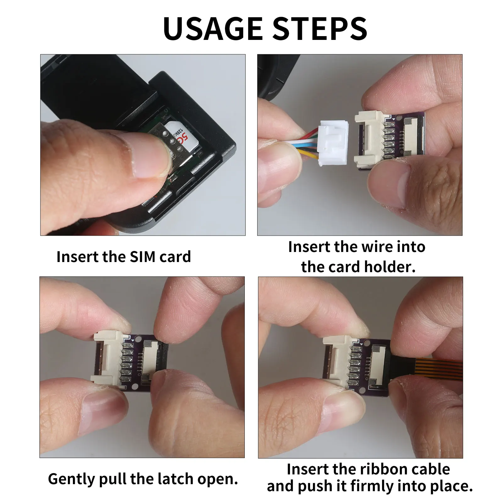 Nano SIM to Nano SIM Extension Cable Android Car Multimedia GPS Adapter SIM Card Slot Converter Automotive Accessories Wire Harn