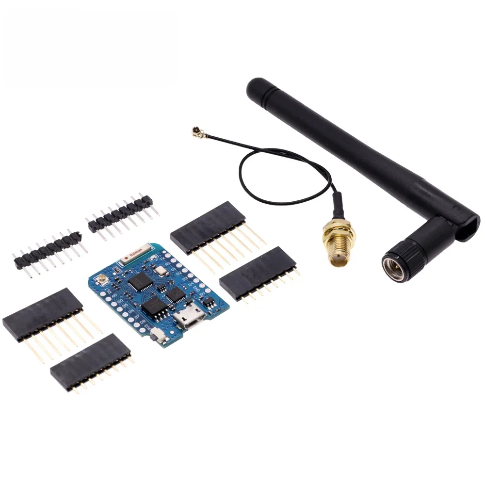 WeMos D1 Mini Pro V3.0 NodeMcu 4MB/16MB bajtów Lua WIFI Internet rzeczy pokładzie rozwoju ESP8266 CH340G V2 z anteną — zdjęcie produktu 7