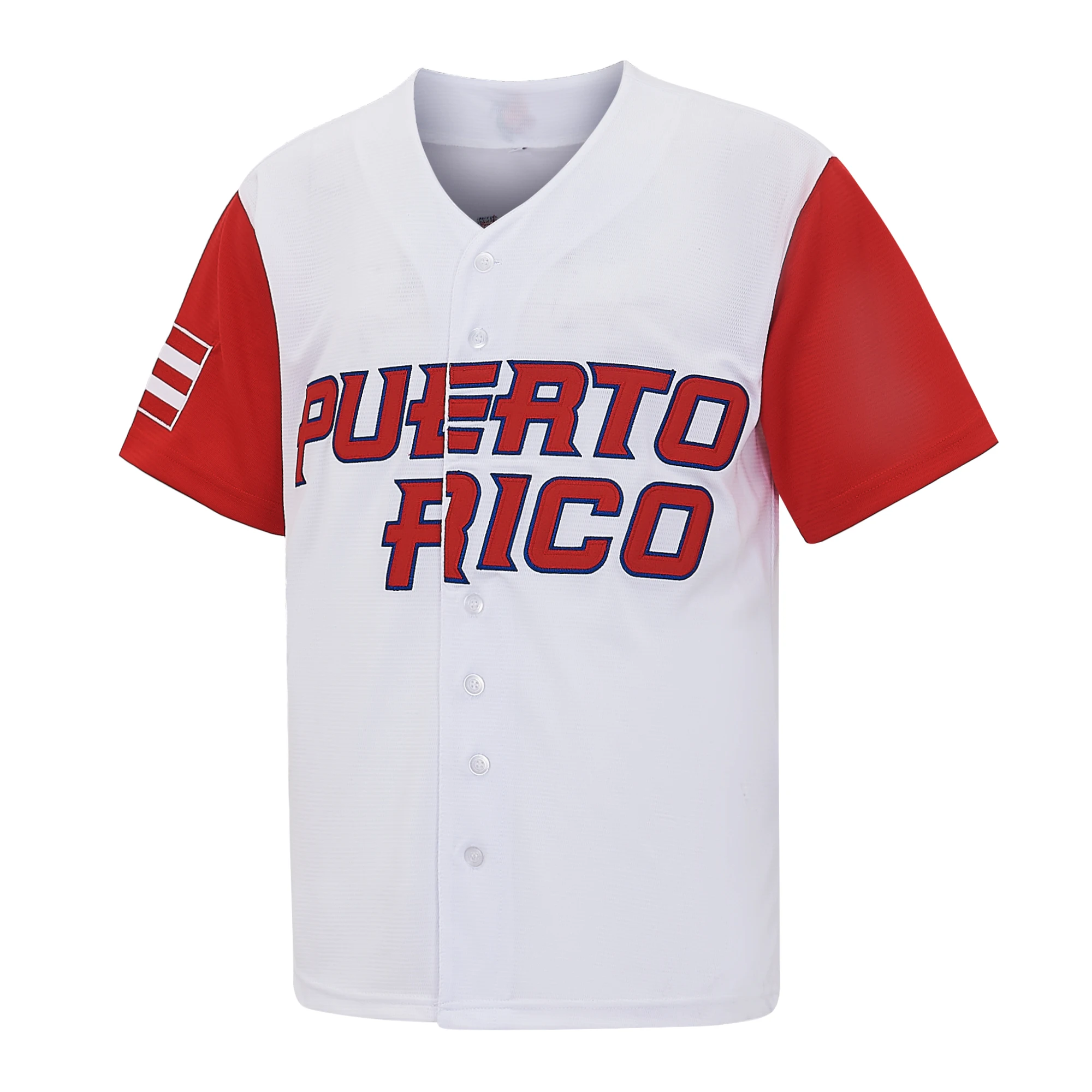 Men's #4 Yadier Molina Puerto Rico Legendary Catcher Baseball Jersey,Letter Embroidery World Baseball Classic Apparel,Game Day Gift view 2