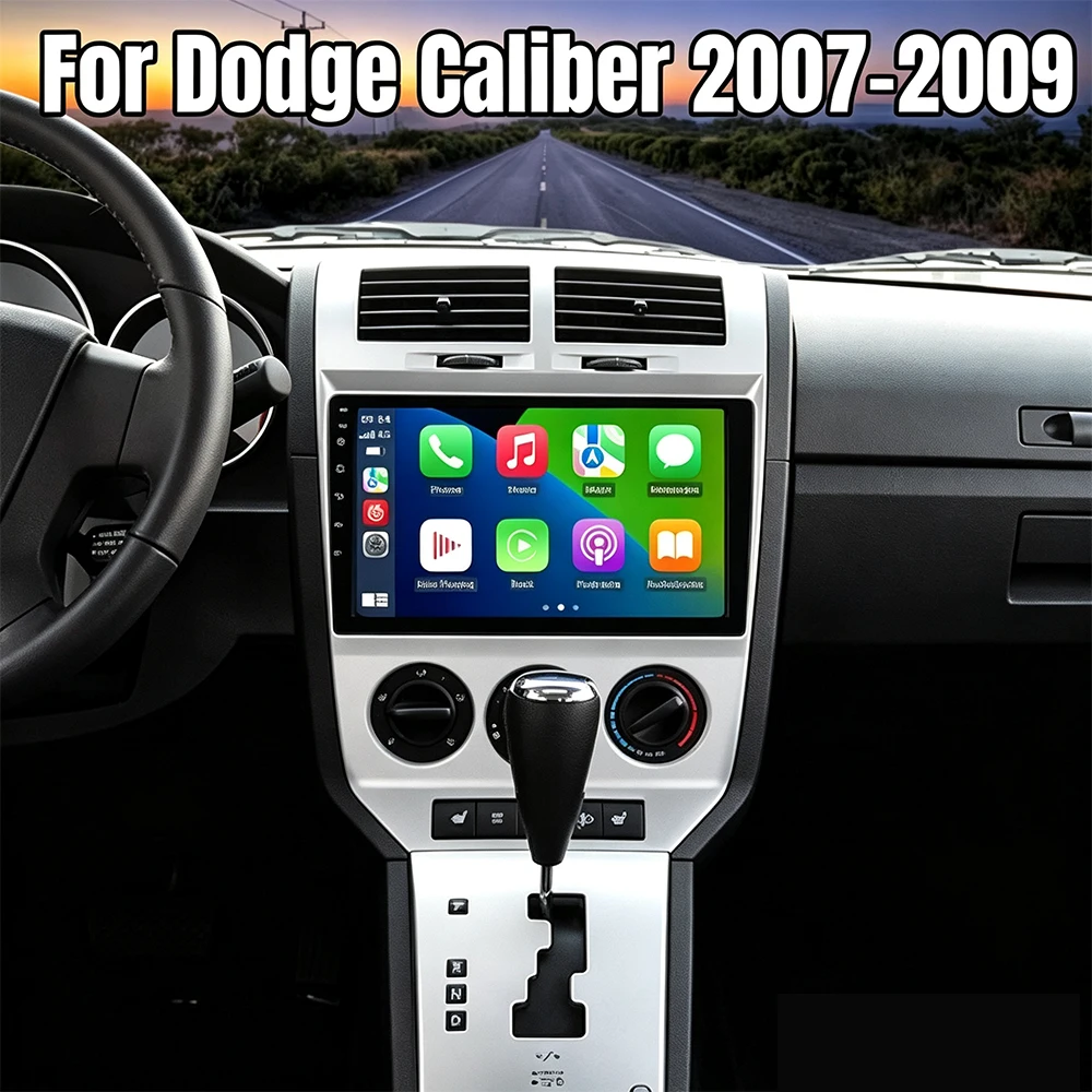 Car Radio  Android 16 For Dodge Caliber 2007 - 2010 Navigation GPS Carplay Stereo Android Auto Screen Multimedia Player No 2din