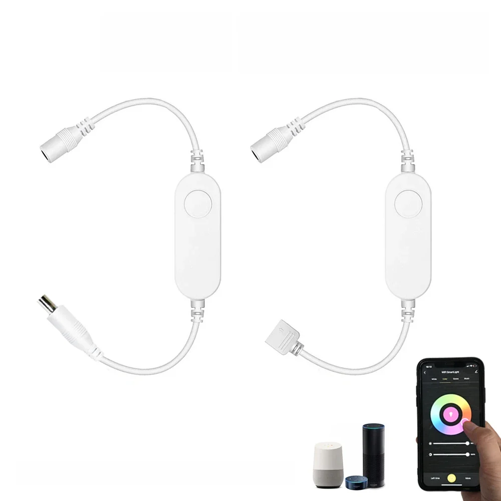 WiFi Mini Led Controller DC 5V 12V 24V Dimmer CCT RGB RGBW RGB+CCT Strip Controller TUYA Smart Life APP f Alexa Google Assistant — zdjęcie 2
