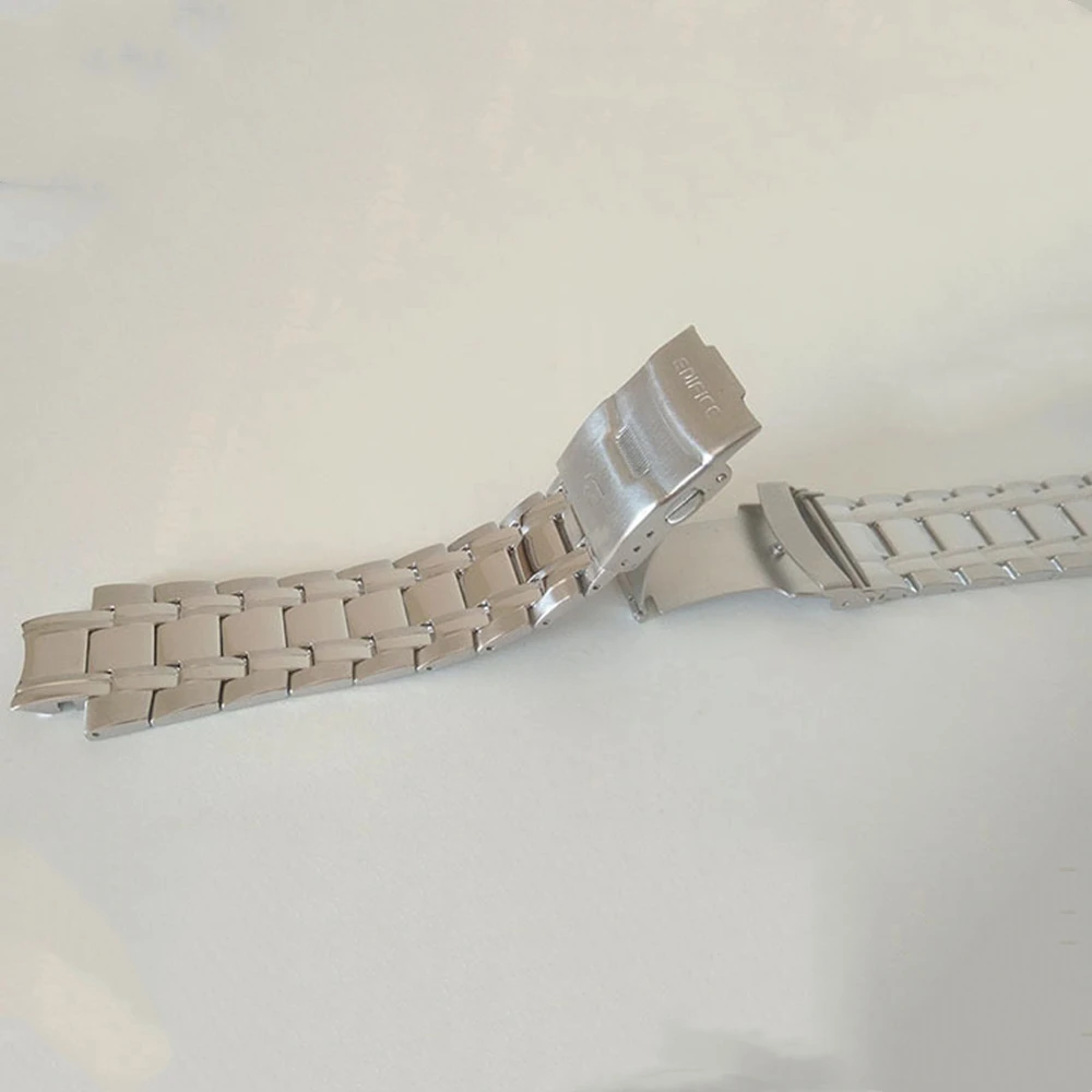 Stainless Steel Watchband Wrist Strap for Casio EFR-539 EFR539 5345 Watch Bands