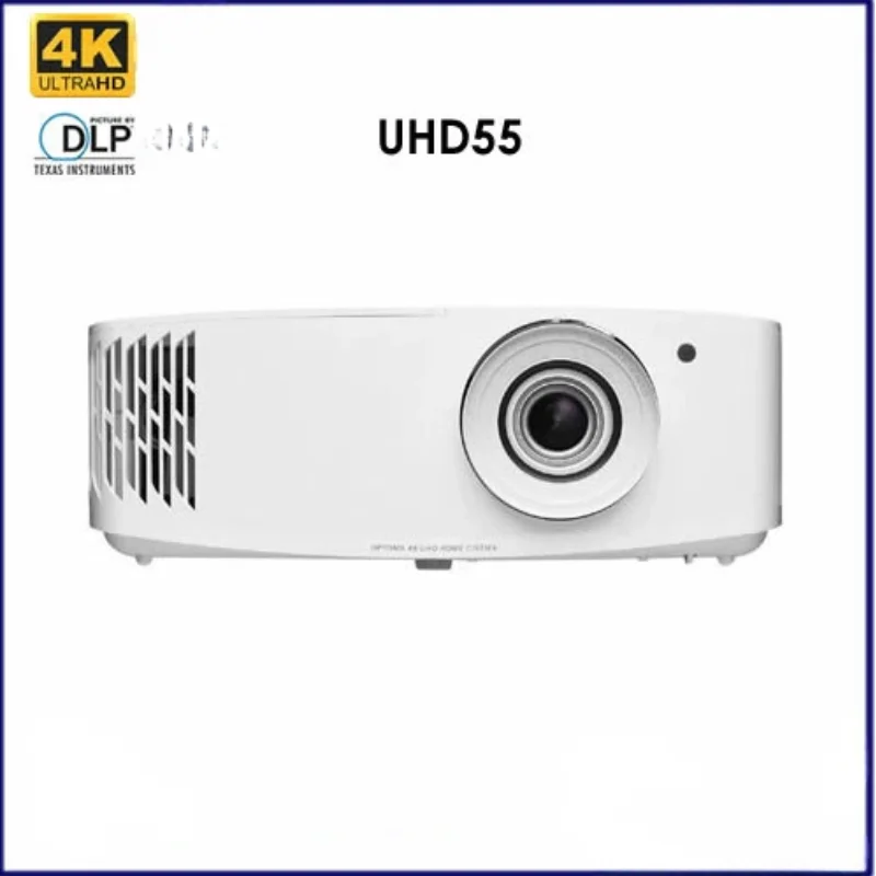 

XMSJ Optoma UHD55 4K Ultra HD Home Theater Projector High Lumen DLP 240Hz Refresh Rate HDR10 HLG Full 3D for Gaming Video