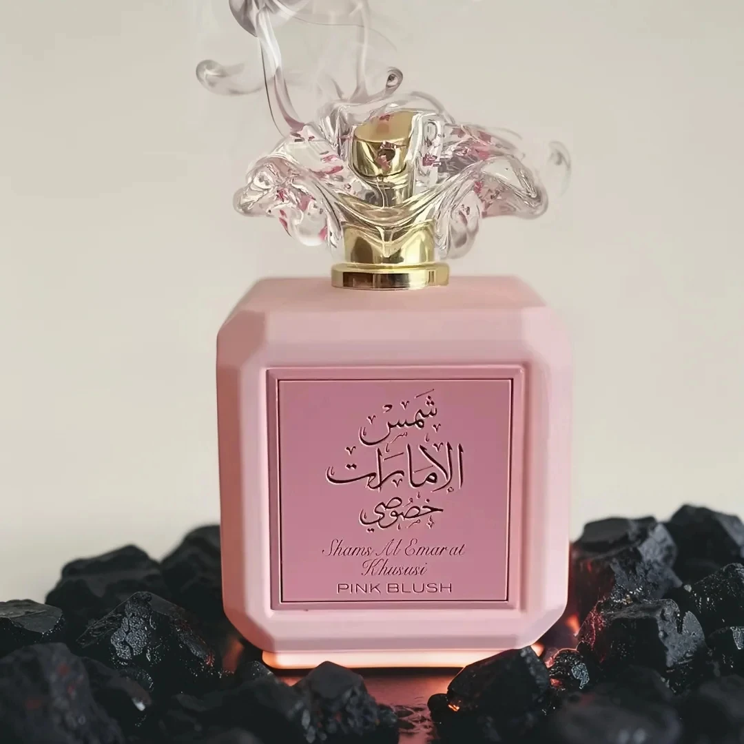 شامز أل إيمرات خوسي بينك بلش عطر بخاخ 3.4 أونصة (100 مل) - رائحة الزهور والمسك، عبوة أنيقة باللون الوردي والذهبي، طبيعي S #3