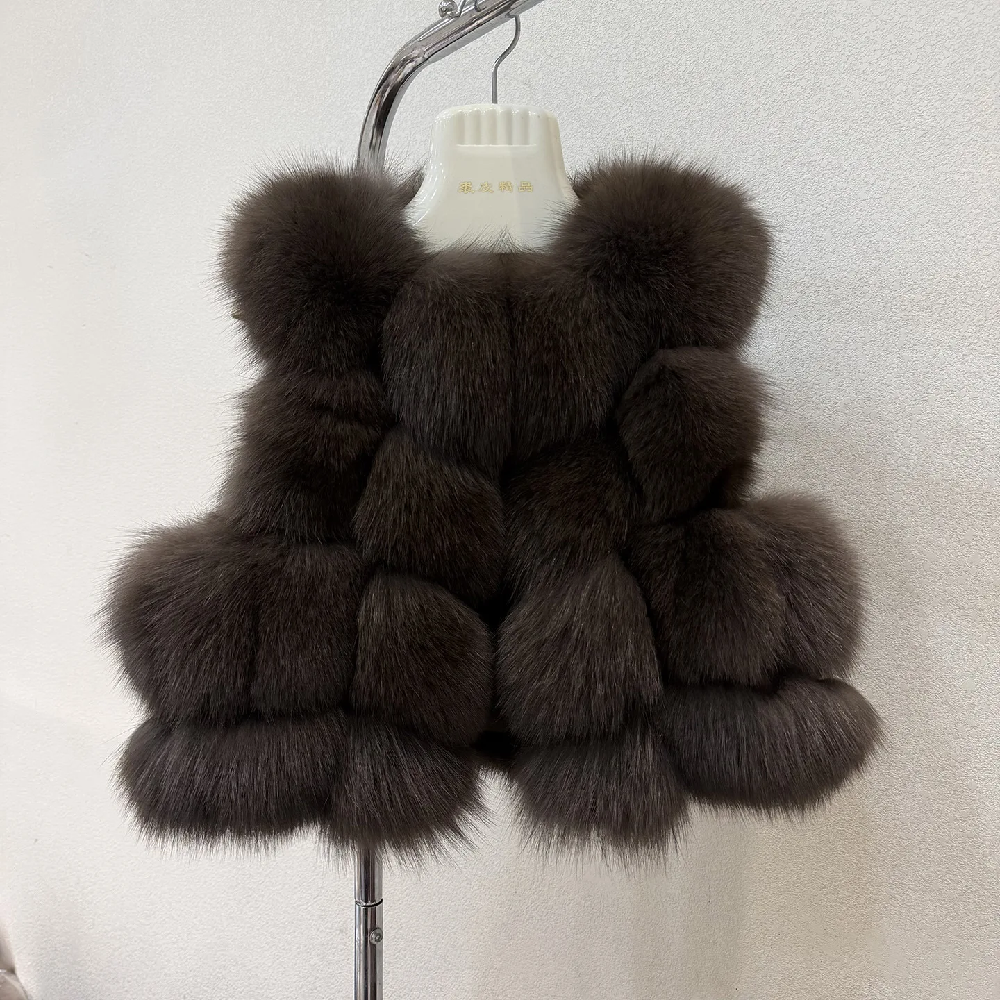 Gilet en fourrure de renard vé - Padded Vest Gilet avis et prix