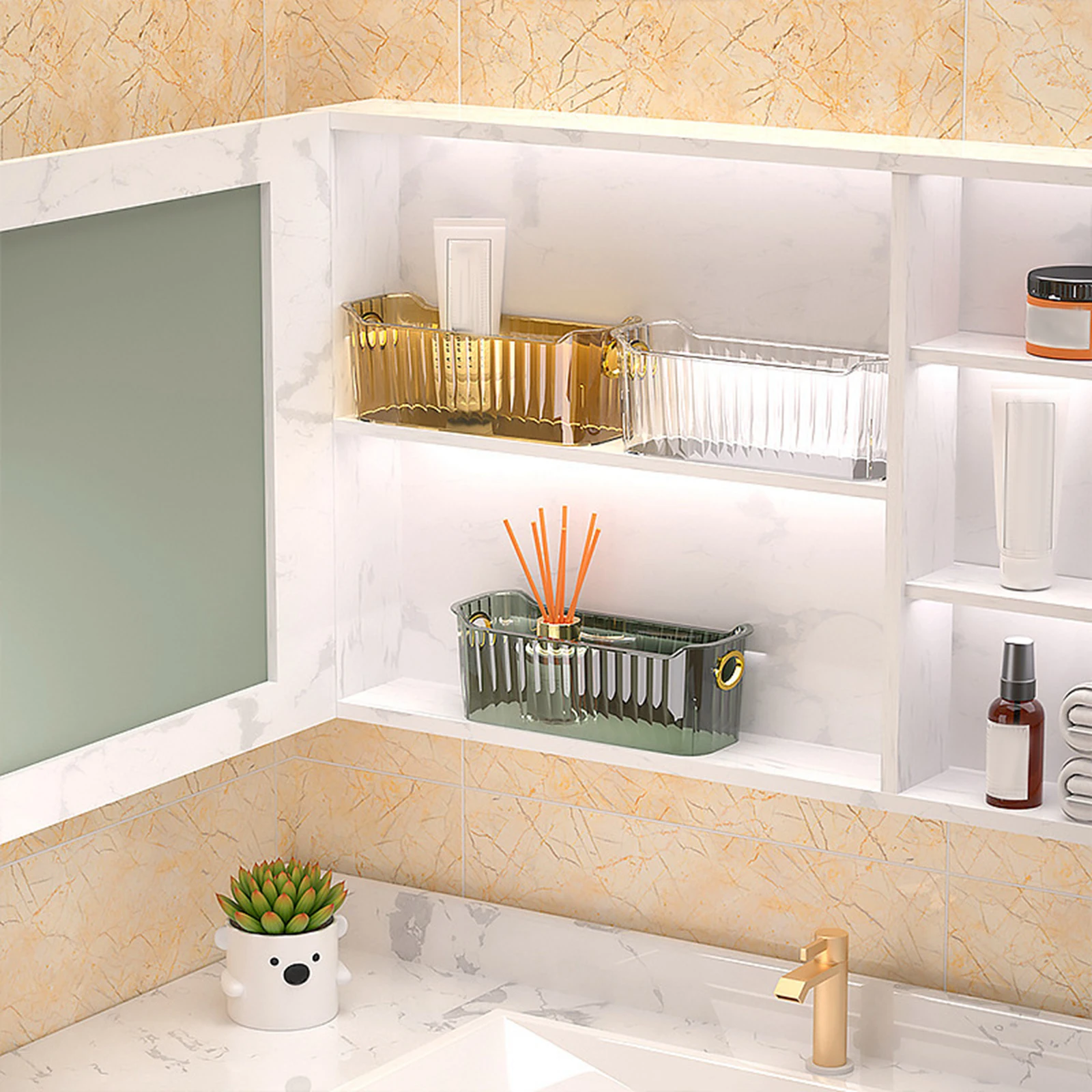 Multifunctional Storage Bin Pe - Kitchen Gadgets Cabinet recension och pris